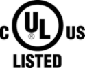 c UL US listed certification logo c UL US listed certification logo