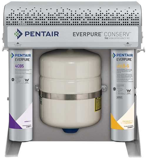 Pentair Everpure 3000 Gallon 4C Filter System w/ Chrome Faucet Kit & FREE  Second 4C Filter