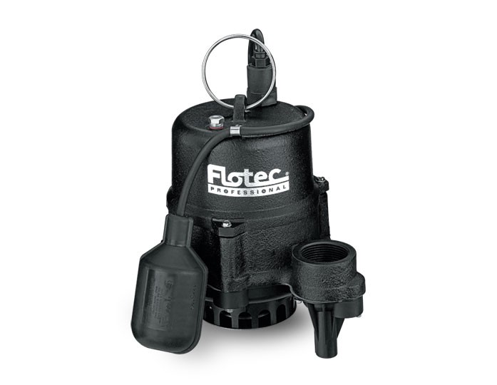 Pentair Flotec E3305TLT Professional Series 1/3 HP Submersible Cast Iron Effluent Pump