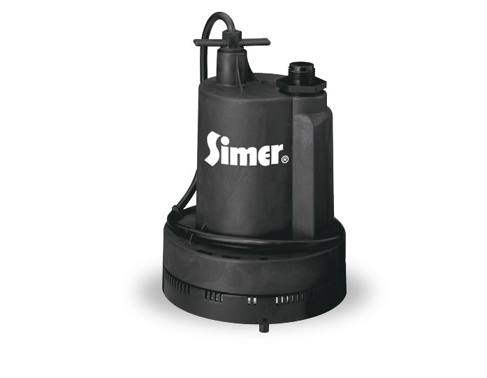 Pentair Simer 2355-04 1/3 HP Submersible Thermoplastic Utility