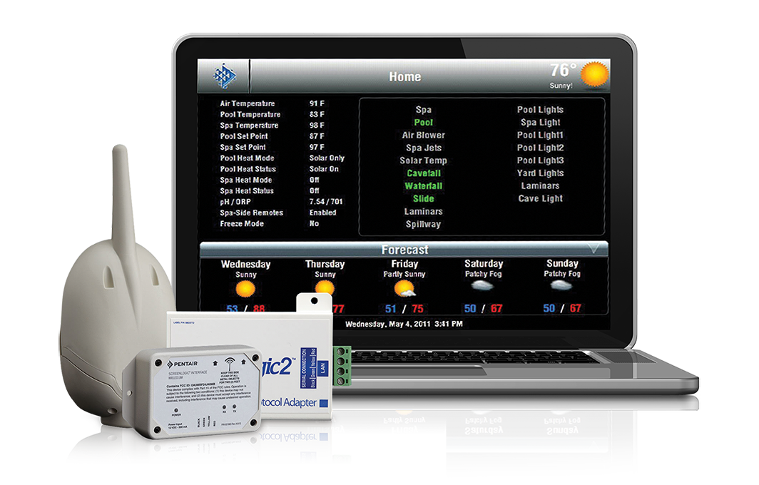 ScreenLogic2® Interface for IntelliTouch® and EasyTouch® Control System