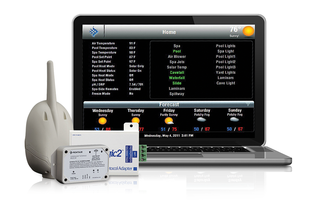 ScreenLogic2® Interface for IntelliTouch® and EasyTouch® Control System