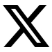 Twitter X social media logo icon svg