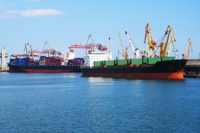 Ships on he dock