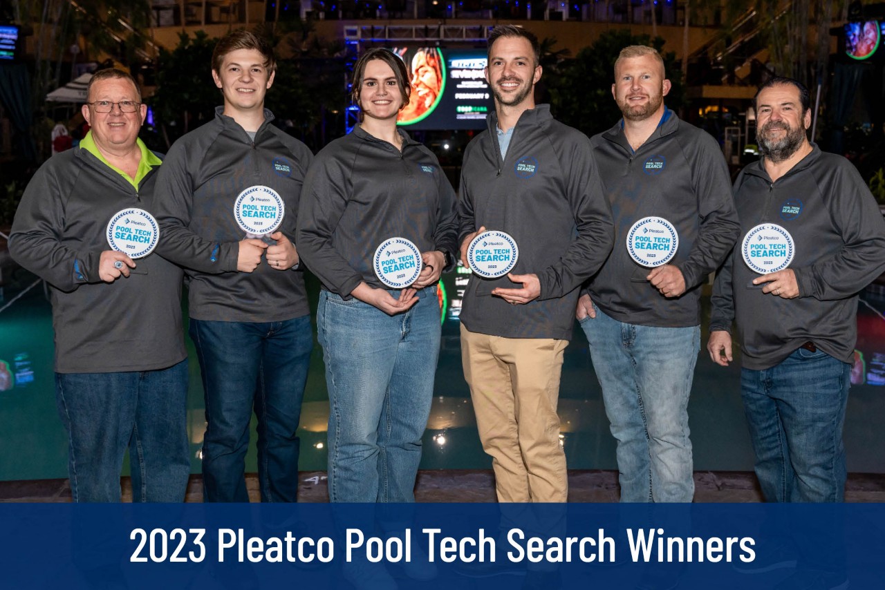 2023 Pleatco Pool Tech Search Winners