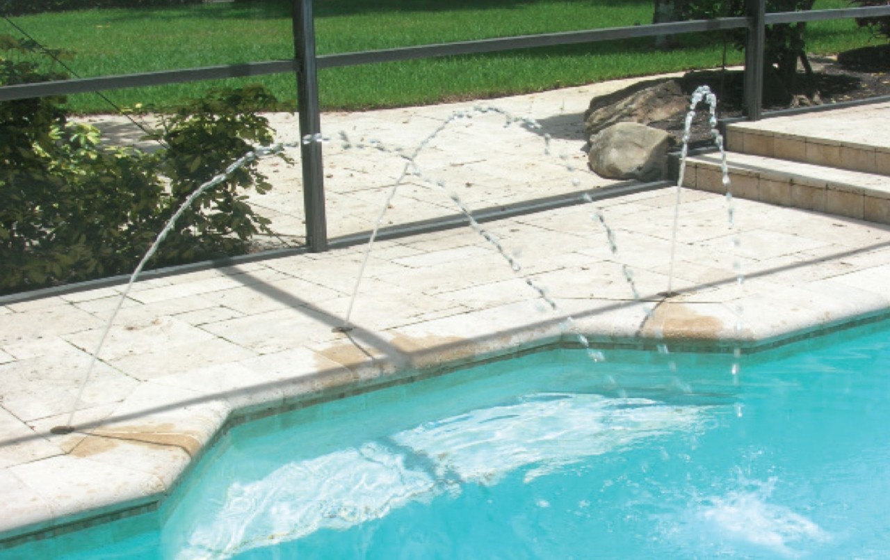 deck jet stream in pool